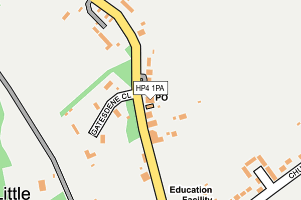 HP4 1PA map - OS OpenMap – Local (Ordnance Survey)