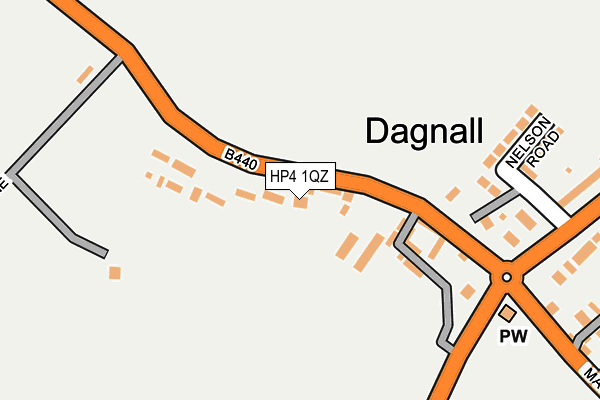 HP4 1QZ map - OS OpenMap – Local (Ordnance Survey)