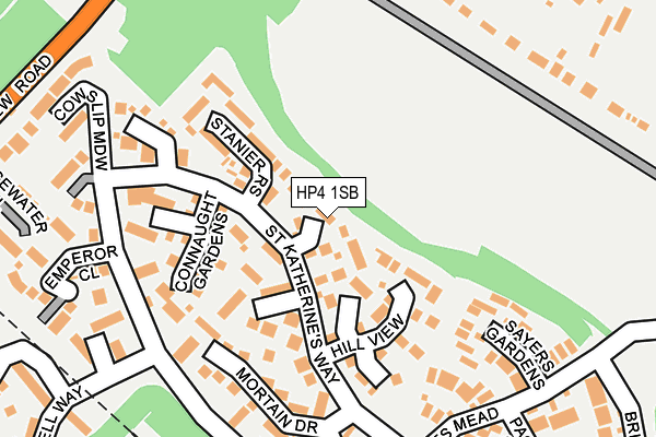 HP4 1SB map - OS OpenMap – Local (Ordnance Survey) HP4 1SB map - OS OpenMap – Local (Ordnance Survey)