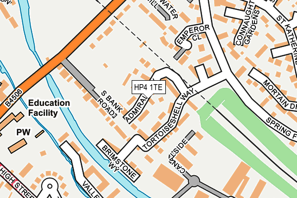 HP4 1TE map - OS OpenMap – Local (Ordnance Survey) HP4 1TE map - OS OpenMap – Local (Ordnance Survey)