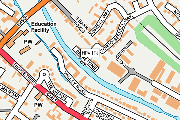 HP4 1TJ map - OS OpenMap – Local (Ordnance Survey) HP4 1TJ map - OS OpenMap – Local (Ordnance Survey)