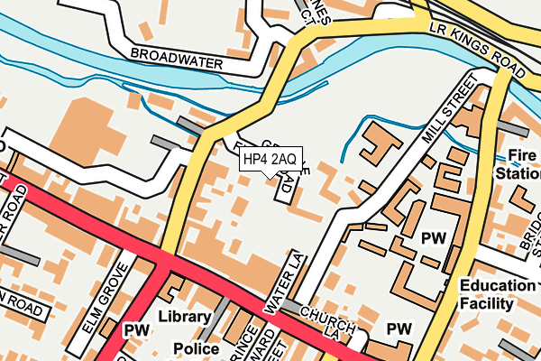 HP4 2AQ map - OS OpenMap – Local (Ordnance Survey) HP4 2AQ map - OS OpenMap – Local (Ordnance Survey)