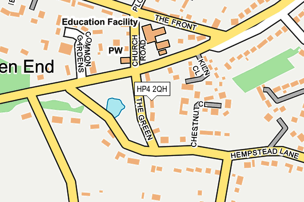 HP4 2QH map - OS OpenMap – Local (Ordnance Survey) HP4 2QH map - OS OpenMap – Local (Ordnance Survey)