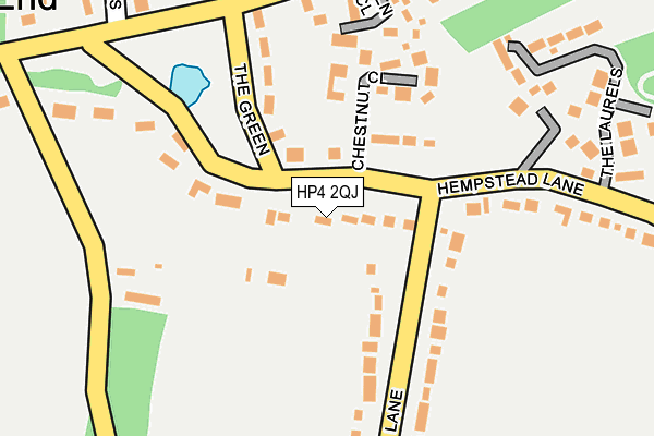 HP4 2QJ map - OS OpenMap – Local (Ordnance Survey) HP4 2QJ map - OS OpenMap – Local (Ordnance Survey)