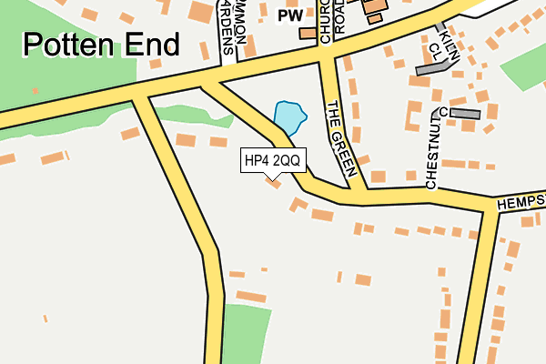 HP4 2QQ map - OS OpenMap – Local (Ordnance Survey) HP4 2QQ map - OS OpenMap – Local (Ordnance Survey)