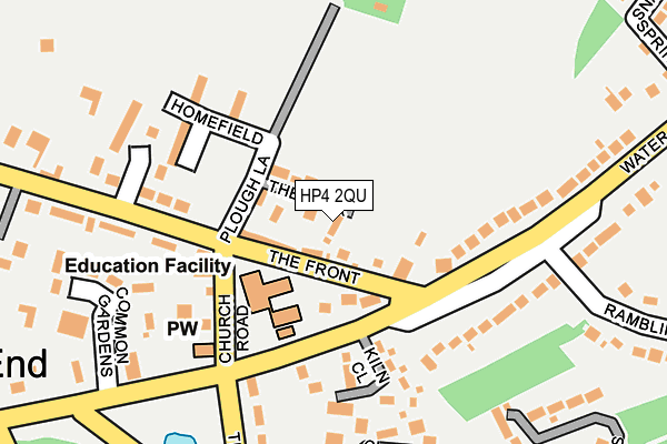 HP4 2QU map - OS OpenMap – Local (Ordnance Survey)