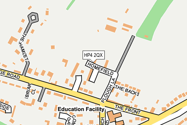 HP4 2QX map - OS OpenMap – Local (Ordnance Survey) HP4 2QX map - OS OpenMap – Local (Ordnance Survey)