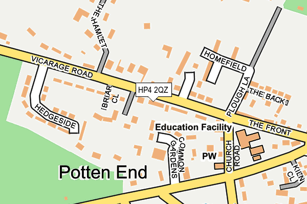 HP4 2QZ map - OS OpenMap – Local (Ordnance Survey) HP4 2QZ map - OS OpenMap – Local (Ordnance Survey)