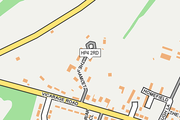 HP4 2RD map - OS OpenMap – Local (Ordnance Survey) HP4 2RD map - OS OpenMap – Local (Ordnance Survey)