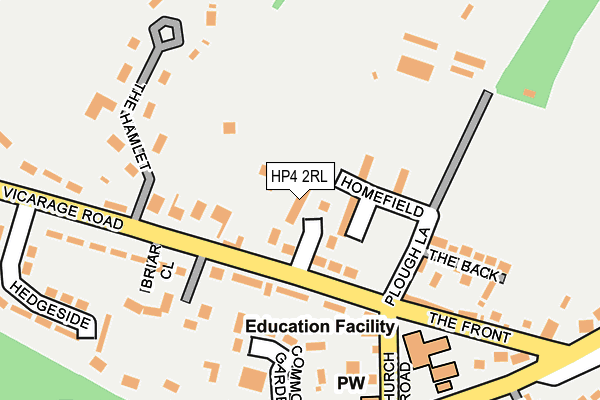 HP4 2RL map - OS OpenMap – Local (Ordnance Survey) HP4 2RL map - OS OpenMap – Local (Ordnance Survey)