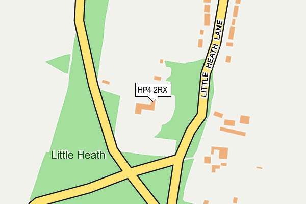 HP4 2RX map - OS OpenMap – Local (Ordnance Survey) HP4 2RX map - OS OpenMap – Local (Ordnance Survey)