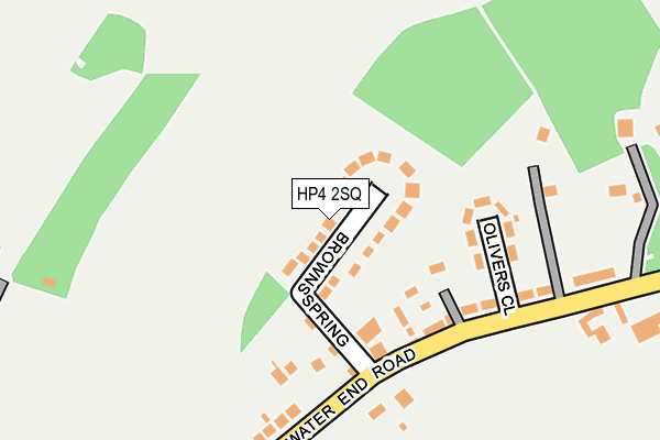 HP4 2SQ map - OS OpenMap – Local (Ordnance Survey) HP4 2SQ map - OS OpenMap – Local (Ordnance Survey)