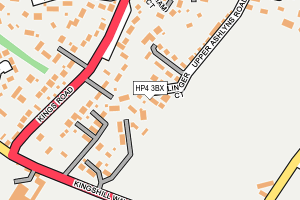 HP4 3BX map - OS OpenMap – Local (Ordnance Survey) HP4 3BX map - OS OpenMap – Local (Ordnance Survey)