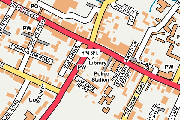 HP4 3FU map - OS OpenMap – Local (Ordnance Survey) HP4 3FU map - OS OpenMap – Local (Ordnance Survey)