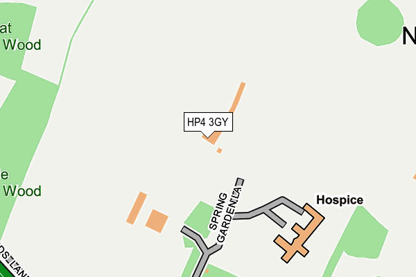 HP4 3GY map - OS OpenMap – Local (Ordnance Survey) HP4 3GY map - OS OpenMap – Local (Ordnance Survey)