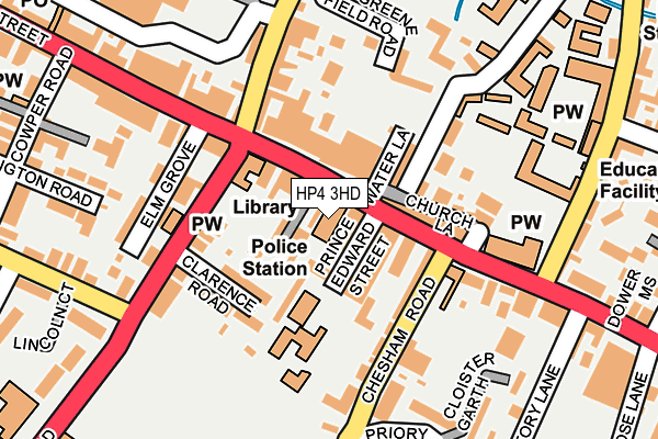 HP4 3HD map - OS OpenMap – Local (Ordnance Survey) HP4 3HD map - OS OpenMap – Local (Ordnance Survey)