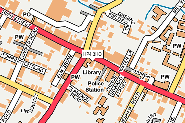 HP4 3HQ map - OS OpenMap – Local (Ordnance Survey) HP4 3HQ map - OS OpenMap – Local (Ordnance Survey)