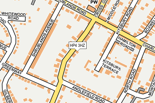 HP4 3HZ map - OS OpenMap – Local (Ordnance Survey) HP4 3HZ map - OS OpenMap – Local (Ordnance Survey)