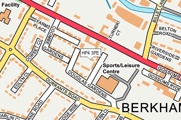 HP4 3PE map - OS OpenMap – Local (Ordnance Survey) HP4 3PE map - OS OpenMap – Local (Ordnance Survey)