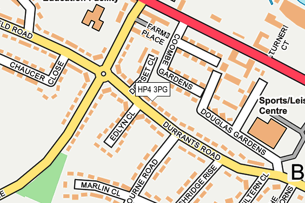 HP4 3PG map - OS OpenMap – Local (Ordnance Survey) HP4 3PG map - OS OpenMap – Local (Ordnance Survey)