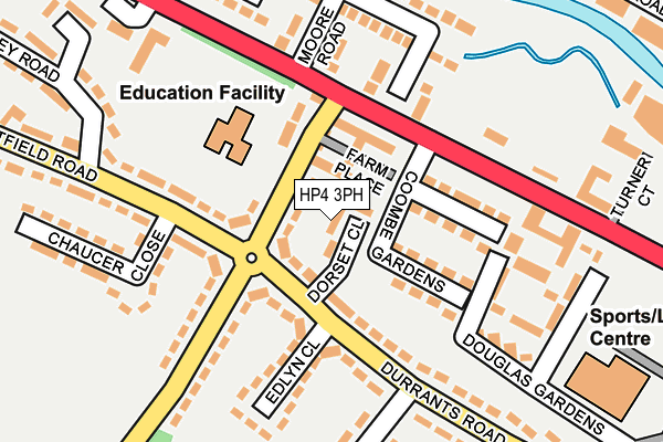 HP4 3PH map - OS OpenMap – Local (Ordnance Survey) HP4 3PH map - OS OpenMap – Local (Ordnance Survey)
