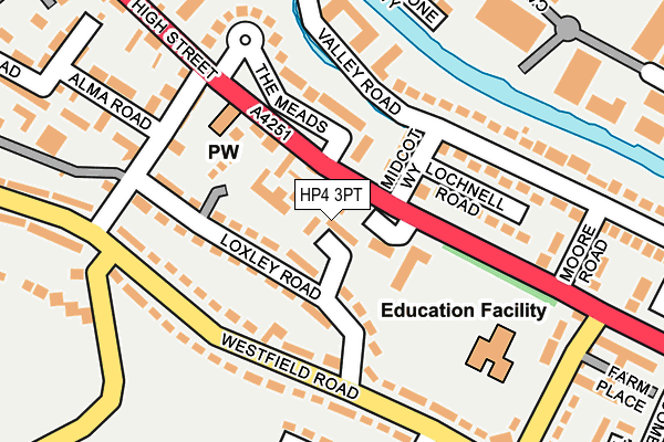 HP4 3PT map - OS OpenMap – Local (Ordnance Survey) HP4 3PT map - OS OpenMap – Local (Ordnance Survey)