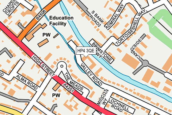 HP4 3QE map - OS OpenMap – Local (Ordnance Survey) HP4 3QE map - OS OpenMap – Local (Ordnance Survey)