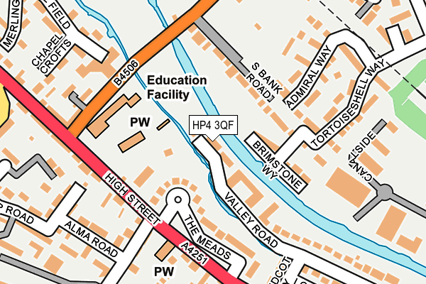 HP4 3QF map - OS OpenMap – Local (Ordnance Survey) HP4 3QF map - OS OpenMap – Local (Ordnance Survey)