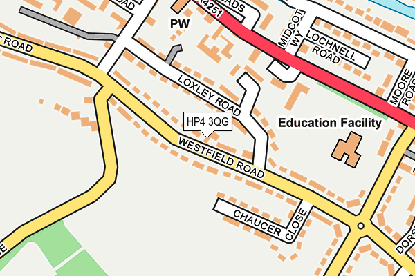 HP4 3QG map - OS OpenMap – Local (Ordnance Survey) HP4 3QG map - OS OpenMap – Local (Ordnance Survey)