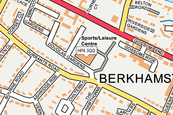 HP4 3QQ map - OS OpenMap – Local (Ordnance Survey) HP4 3QQ map - OS OpenMap – Local (Ordnance Survey)