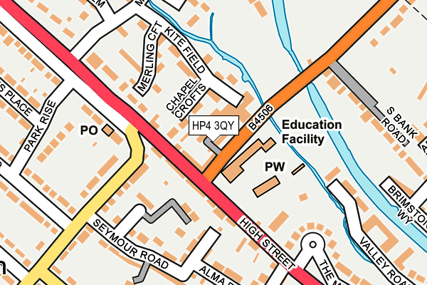 HP4 3QY map - OS OpenMap – Local (Ordnance Survey)