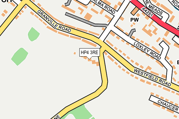 HP4 3RE map - OS OpenMap – Local (Ordnance Survey) HP4 3RE map - OS OpenMap – Local (Ordnance Survey)