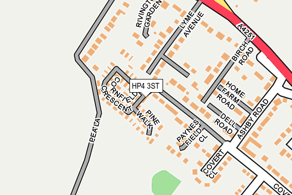 HP4 3ST map - OS OpenMap – Local (Ordnance Survey) HP4 3ST map - OS OpenMap – Local (Ordnance Survey)