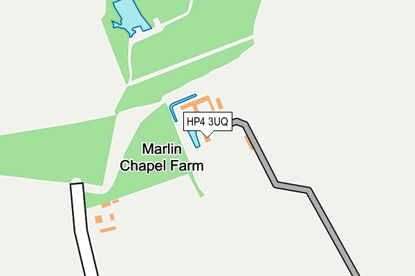 HP4 3UQ map - OS OpenMap – Local (Ordnance Survey)
