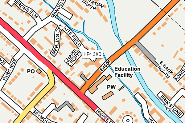 HP4 3XD map - OS OpenMap – Local (Ordnance Survey) HP4 3XD map - OS OpenMap – Local (Ordnance Survey)