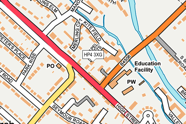 HP4 3XG map - OS OpenMap – Local (Ordnance Survey)