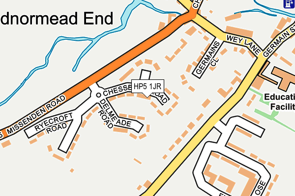 HP5 1JR map - OS OpenMap – Local (Ordnance Survey)