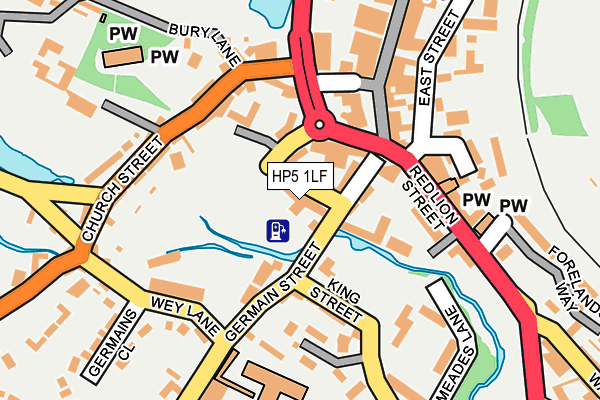 HP5 1LF map - OS OpenMap – Local (Ordnance Survey) HP5 1LF map - OS OpenMap – Local (Ordnance Survey)