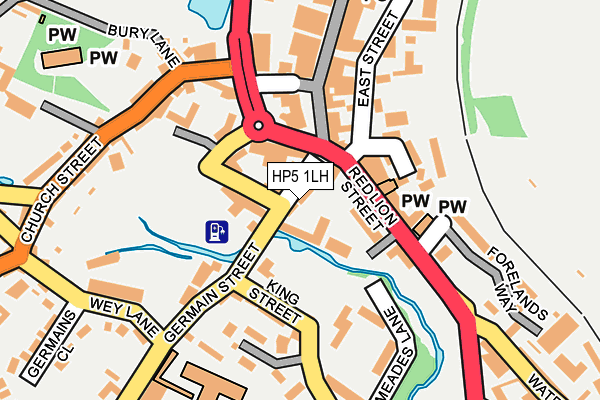 HP5 1LH map - OS OpenMap – Local (Ordnance Survey) HP5 1LH map - OS OpenMap – Local (Ordnance Survey)
