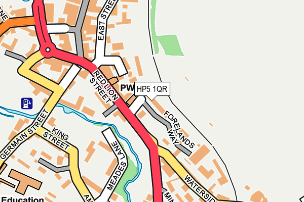 HP5 1QR map - OS OpenMap – Local (Ordnance Survey) HP5 1QR map - OS OpenMap – Local (Ordnance Survey)