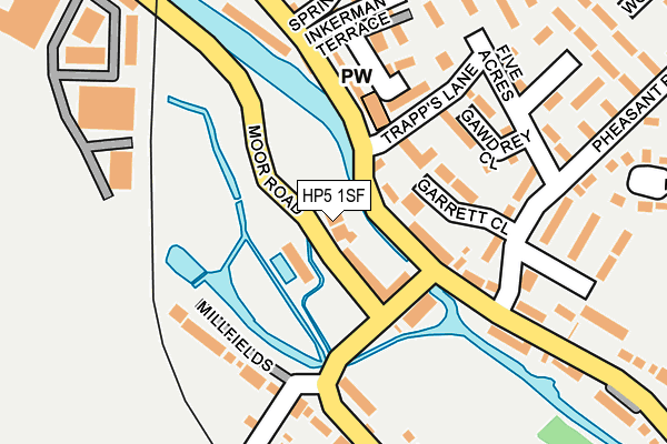 HP5 1SF map - OS OpenMap – Local (Ordnance Survey) HP5 1SF map - OS OpenMap – Local (Ordnance Survey)