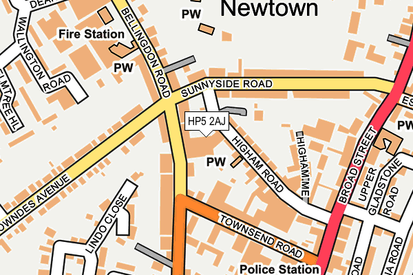 HP5 2AJ map - OS OpenMap – Local (Ordnance Survey) HP5 2AJ map - OS OpenMap – Local (Ordnance Survey)