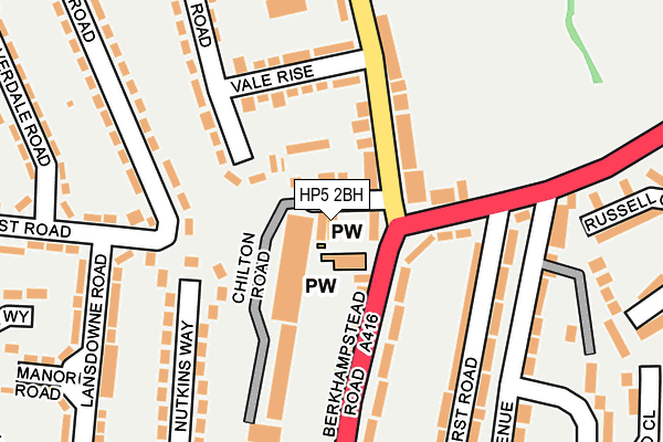HP5 2BH map - OS OpenMap – Local (Ordnance Survey) HP5 2BH map - OS OpenMap – Local (Ordnance Survey)