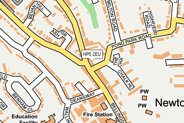 HP5 2EU map - OS OpenMap – Local (Ordnance Survey) HP5 2EU map - OS OpenMap – Local (Ordnance Survey)