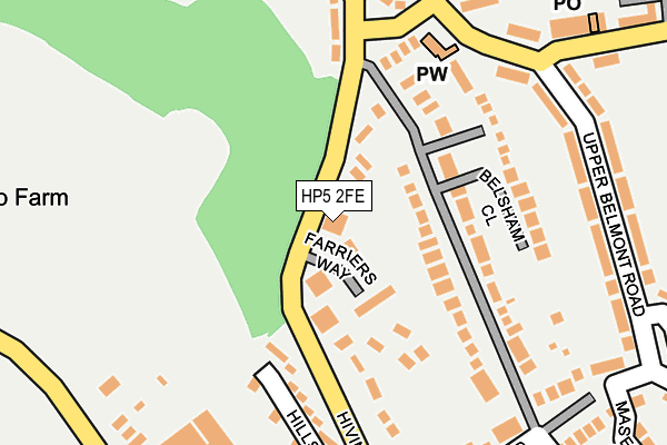 HP5 2FE map - OS OpenMap – Local (Ordnance Survey) HP5 2FE map - OS OpenMap – Local (Ordnance Survey)