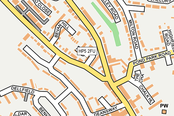 HP5 2FU map - OS OpenMap – Local (Ordnance Survey) HP5 2FU map - OS OpenMap – Local (Ordnance Survey)