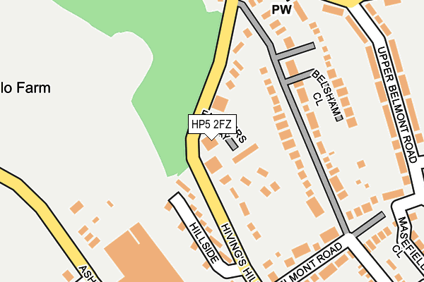 HP5 2FZ map - OS OpenMap – Local (Ordnance Survey) HP5 2FZ map - OS OpenMap – Local (Ordnance Survey)