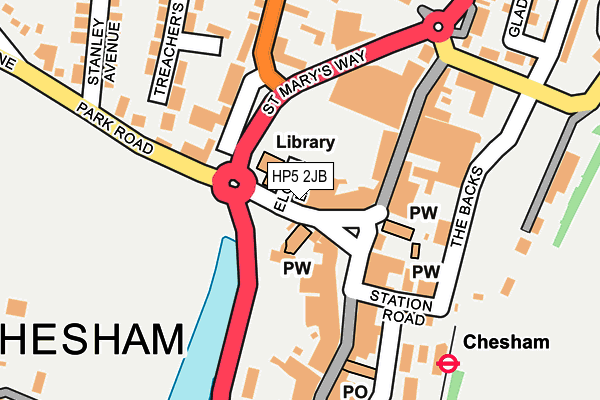 HP5 2JB map - OS OpenMap – Local (Ordnance Survey) HP5 2JB map - OS OpenMap – Local (Ordnance Survey)