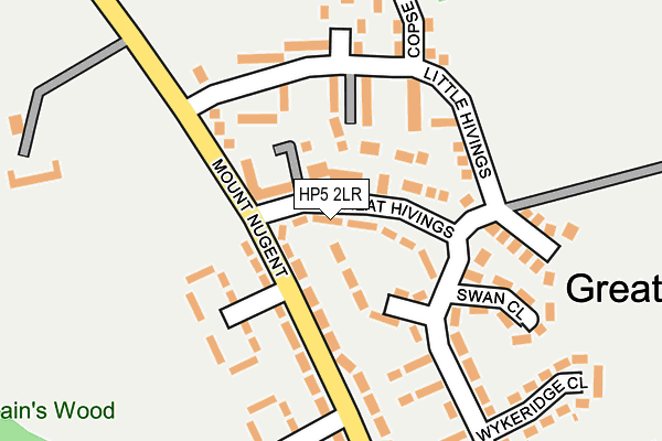HP5 2LR map - OS OpenMap – Local (Ordnance Survey) HP5 2LR map - OS OpenMap – Local (Ordnance Survey)