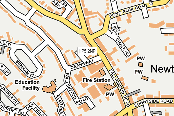 HP5 2NP map - OS OpenMap – Local (Ordnance Survey) HP5 2NP map - OS OpenMap – Local (Ordnance Survey)